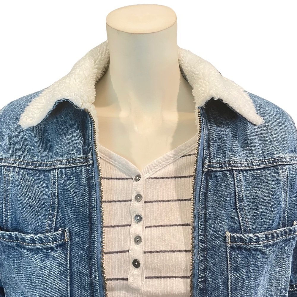 Dutch Bros. Sherpa Lined Denim Jacket - Picture 4 of 12